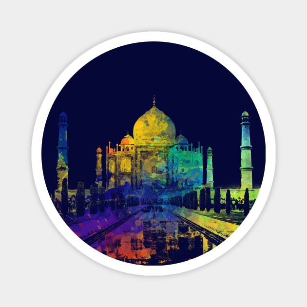 Taj Mahal Monument Magnet by Seraphine